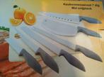 Neuf - Set de 6 couteaux de cuisine en inox multi usages, Maison & Meubles, Cuisine | Couverts, Inox ou Chrome, Ensemble de couverts
