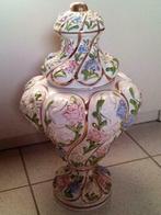 Grand vase rare antique coloré avec couvercle, voir photo, Antiquités & Art, Antiquités | Céramique & Poterie, Enlèvement ou Envoi