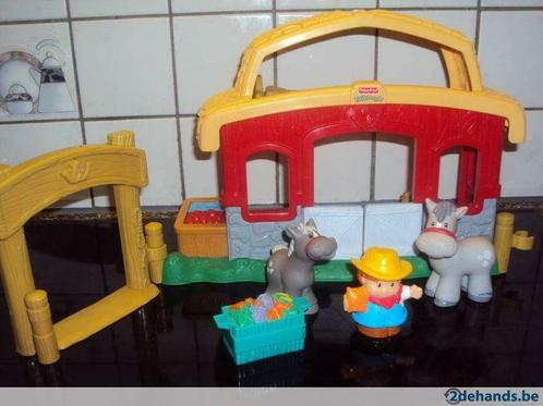 Fisher price little people, paardenstal met geluiden!, Kinderen en Baby's, Speelgoed | Fisher-Price, Gebruikt, Ophalen of Verzenden