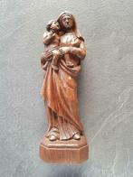 Antieke houten Mariabeeld, Antiek en Kunst, Ophalen