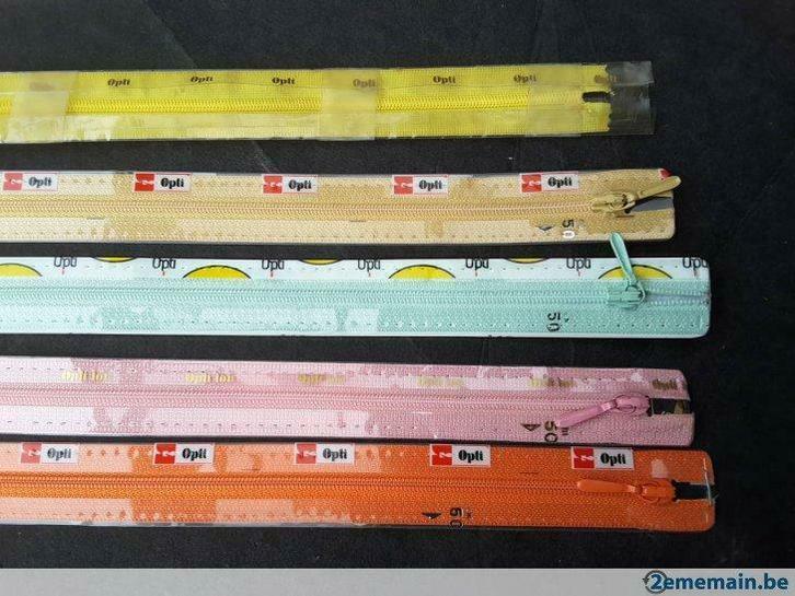 50 cm nylon rits of gesp voor jurk, kussen, tas..., Hobby en Vrije tijd, Naaien en Fournituren, Nieuw, Ophalen of Verzenden