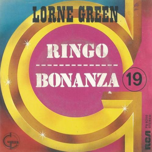 Lorne Green – Ringo / Bonanza - Single, CD & DVD, Vinyles Singles, Utilisé, Single, Country et Western, 7 pouces, Enlèvement ou Envoi