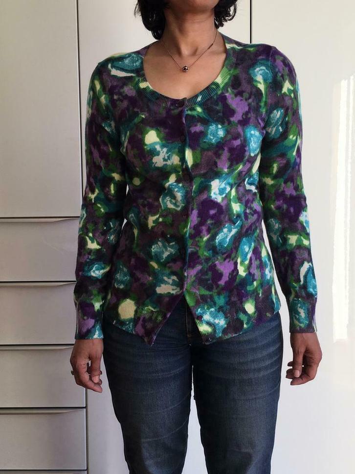 Vrolijk vest voor de tussenseizoenen - 38- katoen / angora, Kleding | Dames, Truien en Vesten, Nieuw, Maat 38/40 (M), Overige kleuren