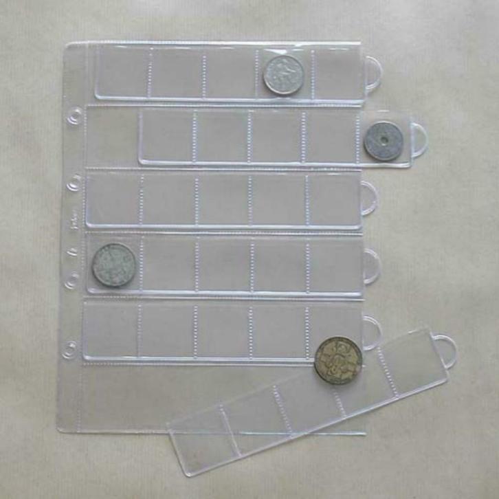10 inlegbladen muntschuivers voor stukken van 2 euro, Postzegels en Munten, Munten en Bankbiljetten | Toebehoren, Ophalen of Verzenden
