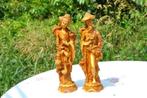 §  paire de statues  asiatiques en resine, Antiquités & Art, Enlèvement ou Envoi