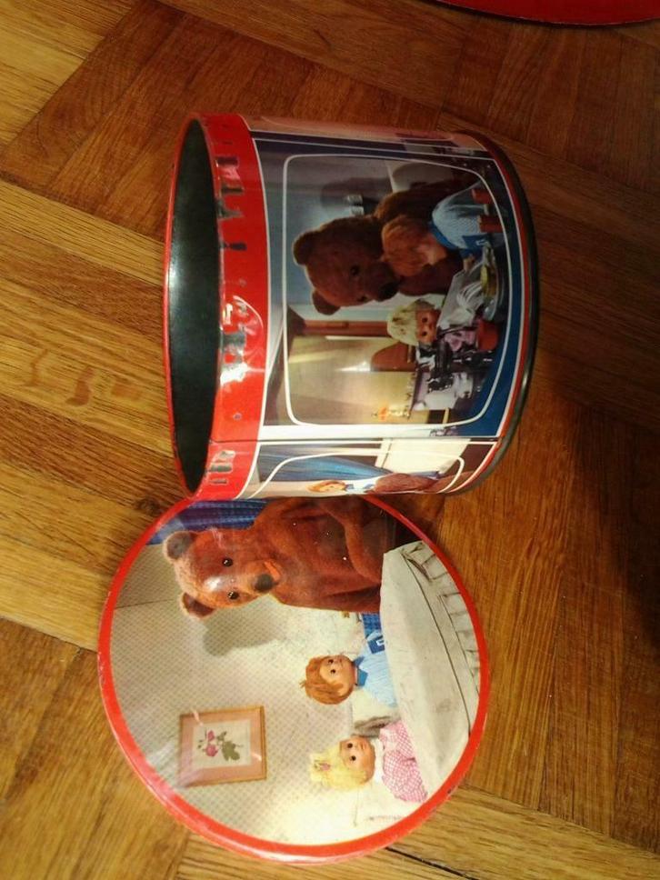 Boite métal vintage Bonne nuit les petits Nounours Pimprenel, Antiek en Kunst, Curiosa en Brocante, Ophalen
