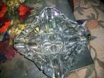 grand cendrier en verre moulé, Ophalen of Verzenden, Gebruikt, Asbak