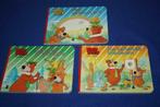 Yogi Beer 3 kartonboekjes ( Hanna Barbera ) 1e druk 1991, Verzamelen, Ophalen of Verzenden, Overige figuren, Gebruikt, Boek of Spel