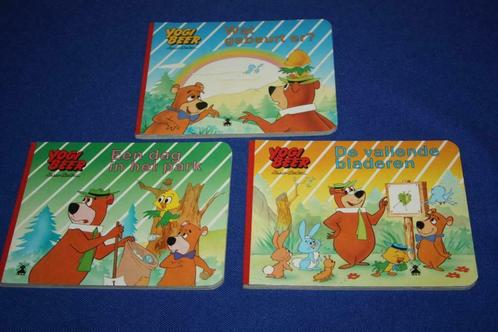 Yogi Beer 3 kartonboekjes ( Hanna Barbera ) 1e druk 1991, Verzamelen, Stripfiguren, Gebruikt, Boek of Spel, Overige figuren, Ophalen of Verzenden