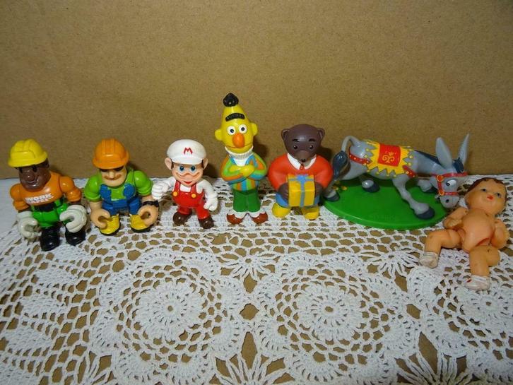 Collectie vintage miniatuur popjes Mario Bert Efteling popje, Verzamelen, Poppetjes en Figuurtjes, Gebruikt, Ophalen of Verzenden
