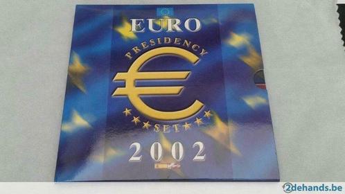 Officiële euromunten 2002 presidency set., Timbres & Monnaies, Monnaies | Europe | Monnaies euro, Enlèvement ou Envoi