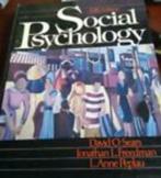 Social Psychology David O Sears/Anne Peplau/ Freedman, Psychologie sociale, Utilisé, Enlèvement ou Envoi