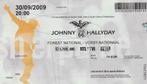 JOHNNY HALLIDAY : TICKET D’ENTREE, Tickets & Billets, Une personne