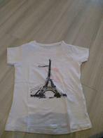 Wit t-shirt Parisienne - Name it - 5-6 jaar - 116