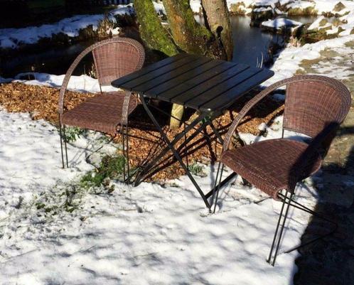 Prachtige tuinset - 2 stoelen en tafel -tuinstoel-tuin set, Tuin en Terras, Tuinmeubel-accessoires, Nieuw, Ophalen of Verzenden