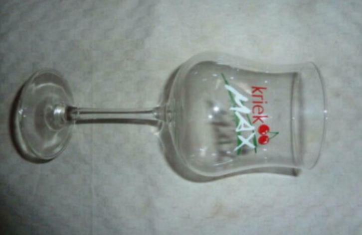 #F bier glas KRIEK MAX 25cl M12 Brij. Omer Vander Ghinste, Verzamelen, Glas en Drinkglazen, Nieuw, Bierglas, Ophalen of Verzenden