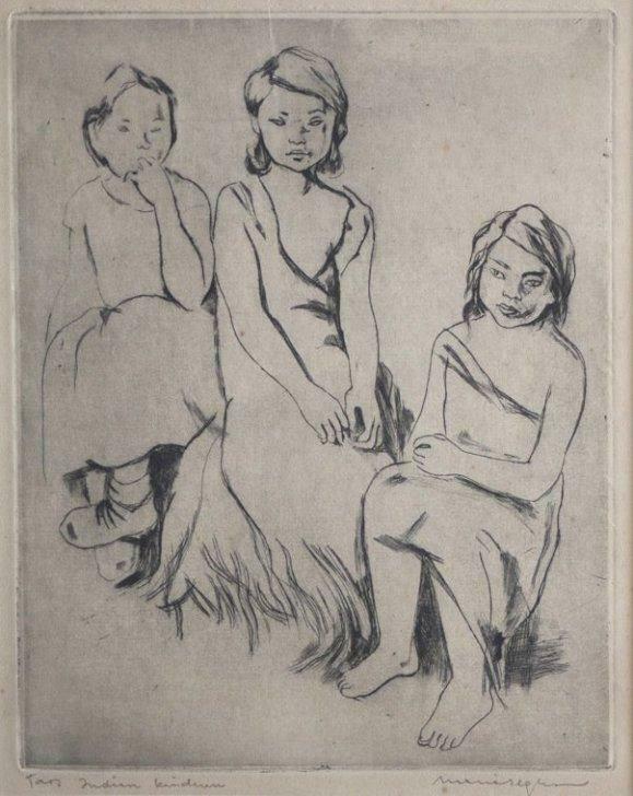 ets Maria Segers (1922-1979), Antiek en Kunst, Kunst | Etsen en Gravures, Ophalen of Verzenden