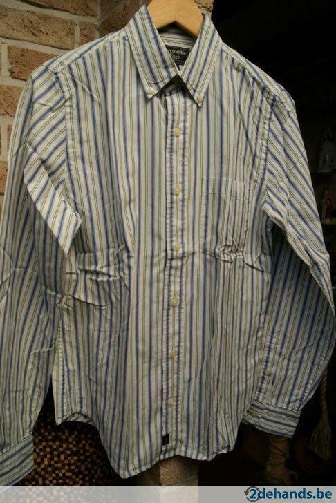 Mooi gestreept overhemd van Abercrombie & Fitch, Vêtements | Hommes, T-shirts, Porté, Taille 46 (S) ou plus petite, Autres couleurs