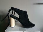 Nieuwe peeptoe schoenen met open hiel van What For maat 39, Noir, Escarpins, Enlèvement ou Envoi, Neuf