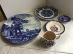 5 porseleinen blauw wit Boch/ Dragon /Old Chelsea/Quimper, Antiek en Kunst, Ophalen of Verzenden