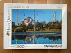 Puzzle 1500 pièces "Istanbul" Clementoni, Hobby en Vrije tijd, Ophalen of Verzenden, 500 t/m 1500 stukjes, Zo goed als nieuw, Legpuzzel