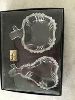 Kristallen schaal appel en peer, Ophalen of Verzenden