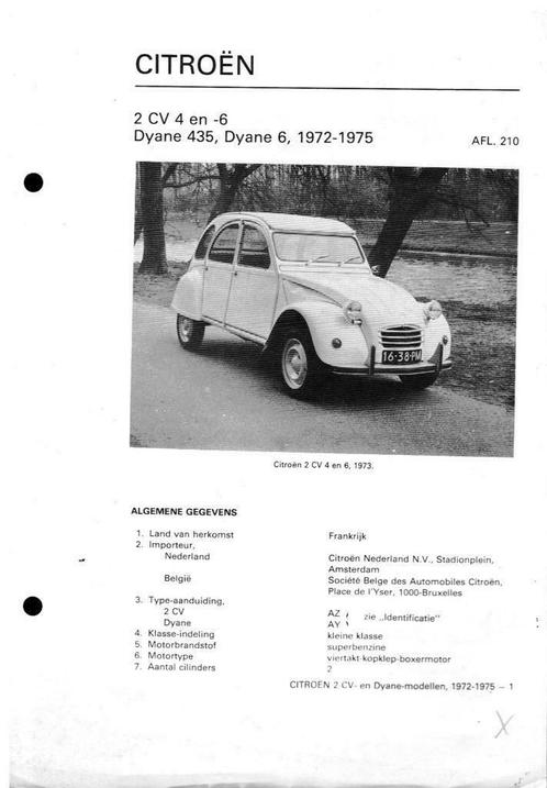 2CV Olyslagers handboek, Auto diversen, Handleidingen en Instructieboekjes, Ophalen of Verzenden