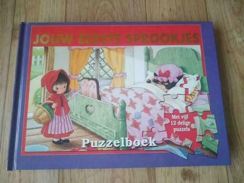 Sprookjesboek met puzzels., Livres, Livres pour enfants | 4 ans et plus, Comme neuf, Enlèvement