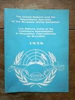 EXPO 58 - Brochure Nations unies - Original, Overige typen, Ophalen of Verzenden