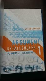 Argument - Getallenleer  1, Boeken, Schoolboeken, Ophalen of Verzenden, Nieuw, ASO, Wiskunde A