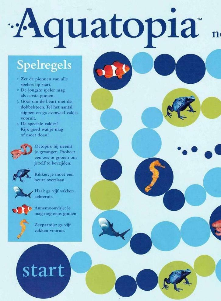 Aquatopia : spel + spelregels - NIEUW, Hobby en Vrije tijd, Gezelschapsspellen | Bordspellen, Nieuw, Een of twee spelers, Drie of vier spelers