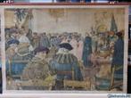 ancienne carte scolaire "Luther sur les vers du Reichstag 15, Collections, Revues, Journaux & Coupures, Enlèvement ou Envoi