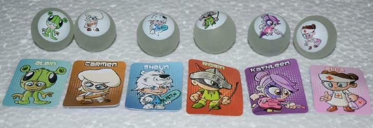 Albert Heijn / Serie witte knikkers / Marble Manias, Verzamelen, Supermarktacties, Albert Heijn, Ophalen of Verzenden