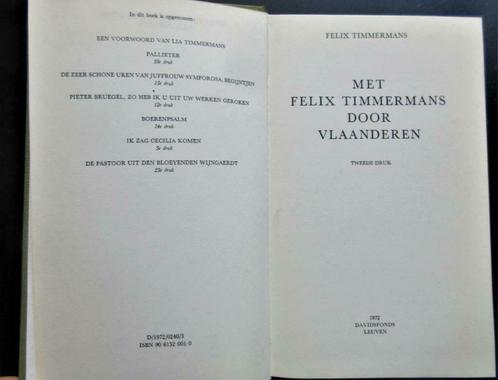 Met Felix Timmermans door Vlaanderen, Livres, Littérature, Comme neuf, Belgique, Enlèvement ou Envoi