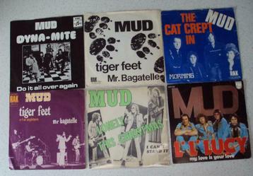 Part 2 - 4 Singeltjes van "Mud", Enlèvement ou Envoi, 7 pouces, Pop, Single