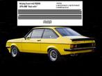 striping Escort mk2 RS 2000, Ophalen, Nieuw, Ford