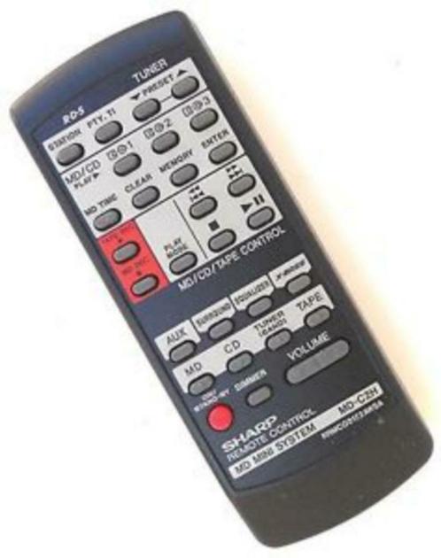 Télécommande Sharp MD-C2H, TV, Hi-fi & Vidéo, Chaîne Hi-fi, Utilisé, Sharp, Enlèvement