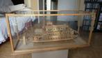 King of the Mississippi houten scheepsmodel 1:80 met vitrine, Hobby en Vrije tijd, Overige merken, Gebruikt, 1:50 tot 1:200, Ophalen