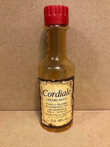 Cordiale - Mignonnette d'alcool - Fara F. - Petri - 3 cl, Enlèvement ou Envoi, Utilisé, Italie, Autres types