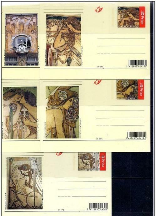 Année 2005 : CA129-CA133/BK129-BK133 - Maison Cauchie, Postzegels en Munten, Postzegels | Europa | België, Ophalen of Verzenden