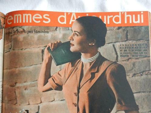 "Femmes d’aujourdhui"  vintage 1949 en 1950., Boeken, Mode, Zo goed als nieuw, Mode algemeen, Ophalen of Verzenden