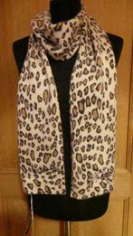 Sjaal Leopard Off White Strik Winter Pepe Jeans Nieuw, Maat 38/40 (M), Nieuw, Ophalen of Verzenden, Sjaal