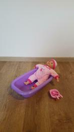 Pratende pop met badje, Kinderen en Baby's, Ophalen, Gebruikt, Babypop