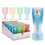 Wegwerp wijnglas plastic 4 stuks, Huis en Inrichting, Ophalen of Verzenden, Nieuw, Overige materialen, Glas of Glazen