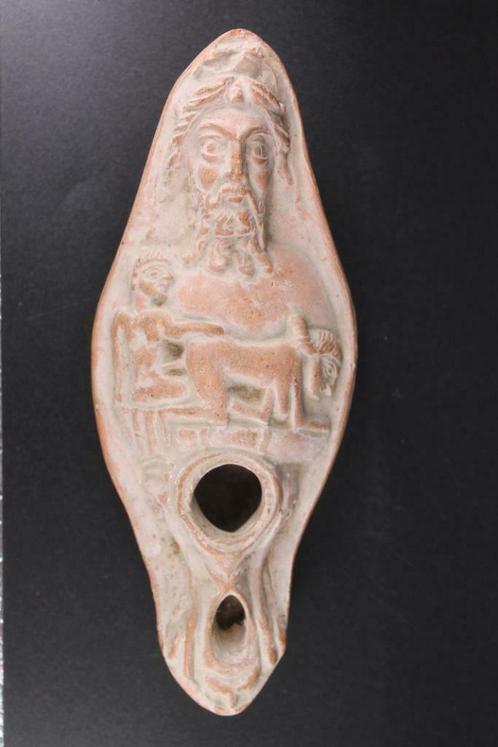 Nep erotische olielamp die de 7e-eeuwse PCN . imiteert, Antiek en Kunst, Kunst | Niet-Westerse kunst, Ophalen of Verzenden
