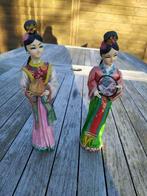 2 poupées japonaises - Hauteur  25 cm, Enlèvement ou Envoi