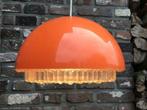 vintage space-age bol-lamp ORANGE met diffuser, Antiek en Kunst, Curiosa en Brocante, Ophalen of Verzenden