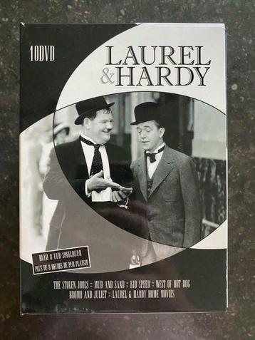 Coffret Laurel & Hardy 10 DVD, Tous les âges, Enlèvement ou Envoi, Comédie d'action, Coffret