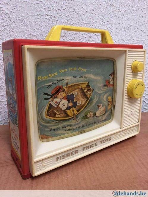 Zachte voeten Boodschapper Rand ② Prachtige vintage Fisher Price Toys TV uit de jaren 60 — Speelgoed |  Fisher-Price — 2dehands