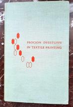 Procion dyestuffs in Textile Printing, ICI, 1960, Boeken, Ophalen of Verzenden, Zo goed als nieuw